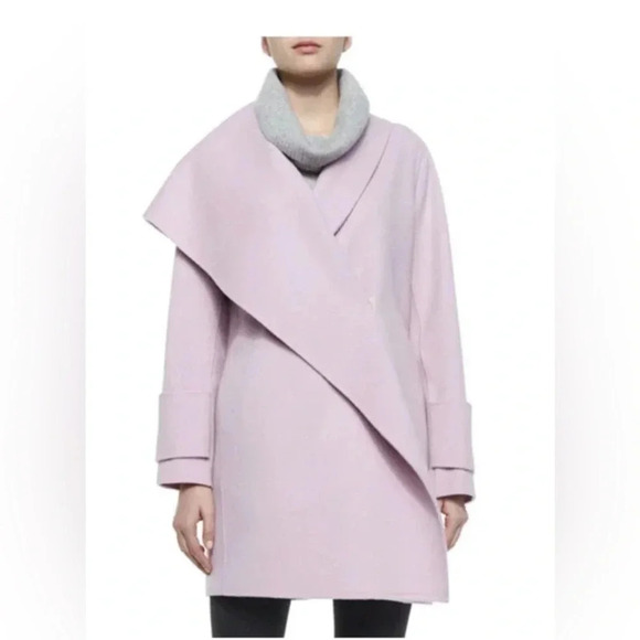 Vince Asymmetric Draped Wool Coat Size s - Picture 1 of 6